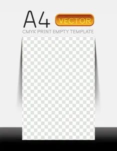 מדבקה שקופה A4