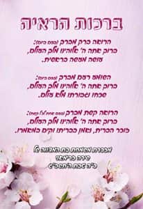 ברכות הראיה_דגם פרחוני