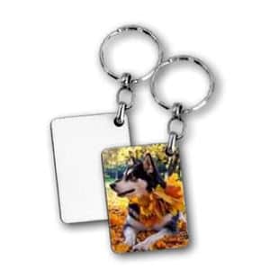 מחזיק מפתחות עם תמונה - מלבן